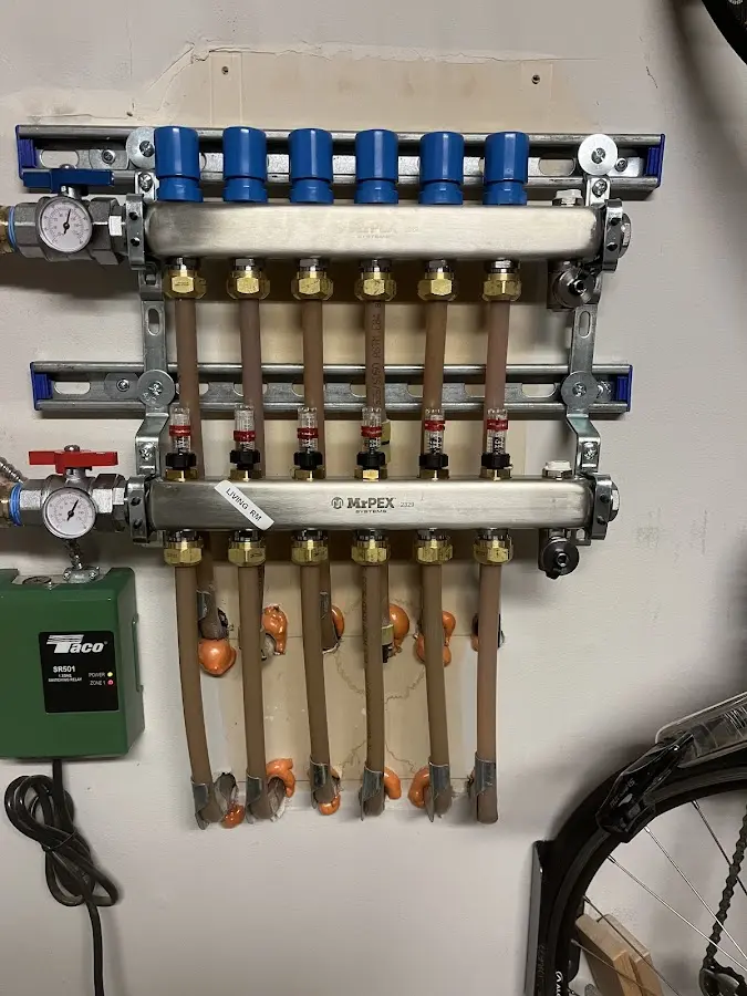 Plumber performing Gas Leak Detection at a residential property in Dalton